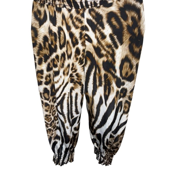 Vintage Drama Gold Strapless Leopard Jumper Romper USA Made Y2K  Bimbo Mob Wife - Picture 14 of 15